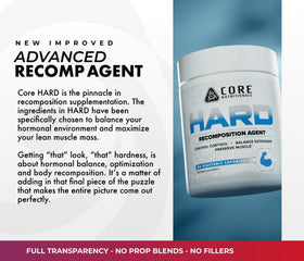 Core Nutritionals Hard Recomposition 84 Capsules ouverte