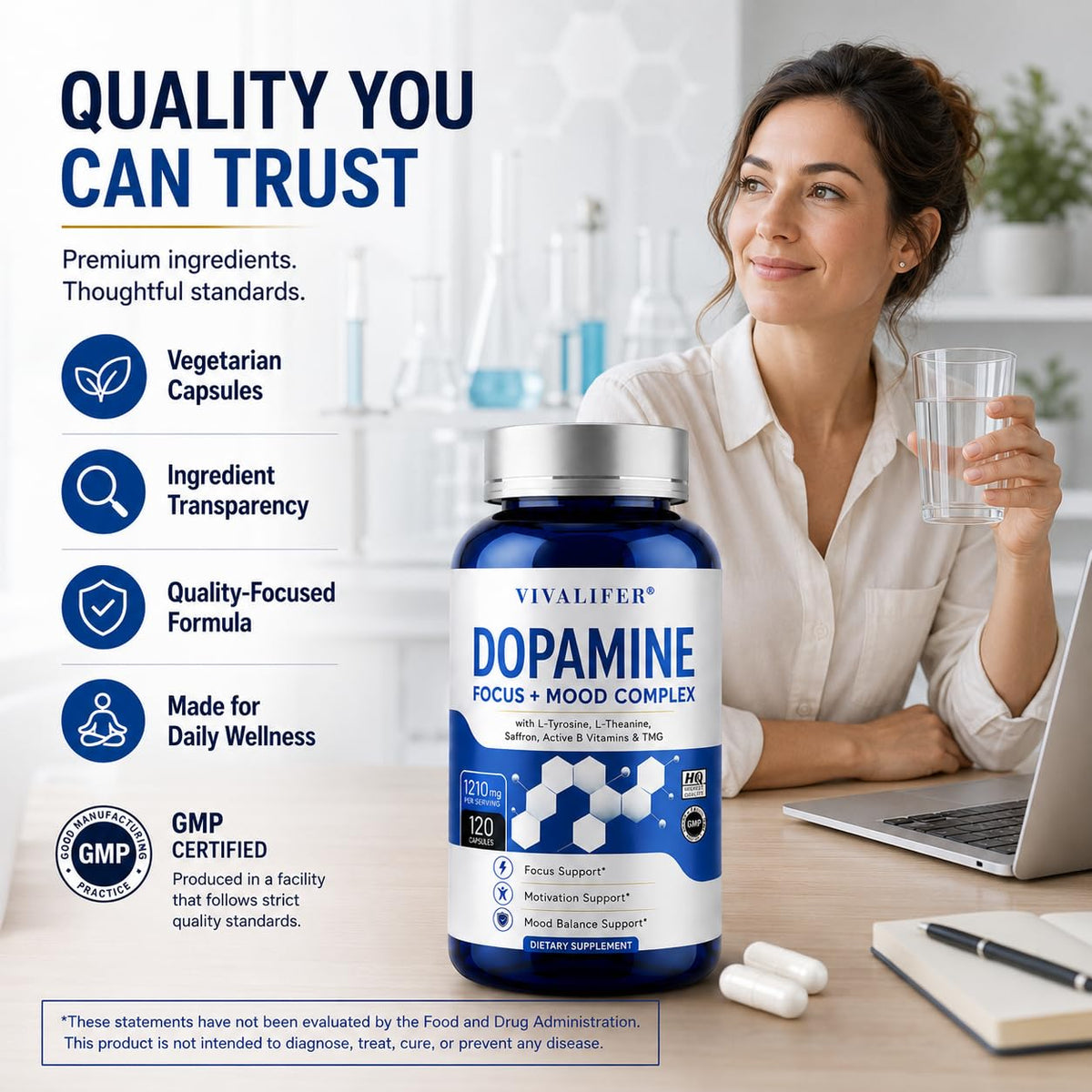 CORELIX Complément Alimentaire L-Tyrosine sur une table