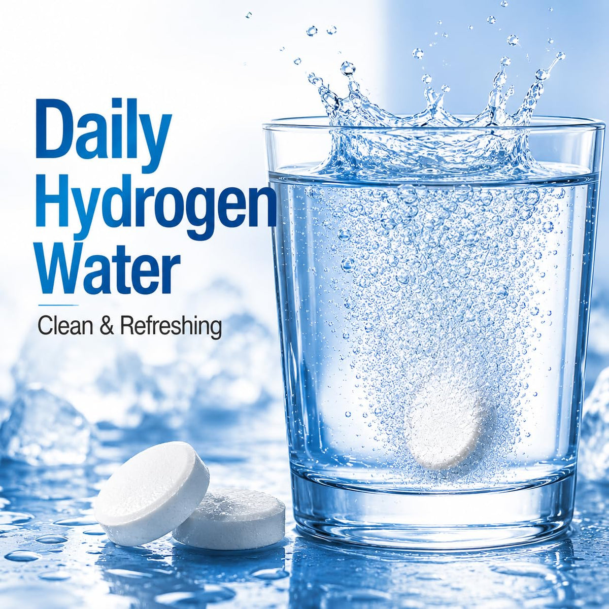 CORELIX comprimés d'eau hydrogénée 12 PPM, vue arrière de l'emballage