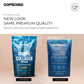 CORREXIKO Poudre de Collagène Marin Hydrolysé 440g dos de l'emballage