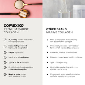 CORREXIKO Poudre de Collagène Marin Hydrolysé 440g en utilisation dans un café