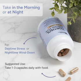 Cortisol Control Plus Natural Approach ingredients list