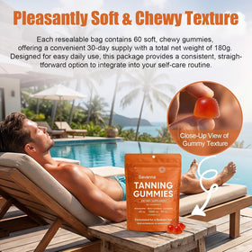 CORTISOL DRINK Gummies Bronzer, ingrédients sur l'emballage
