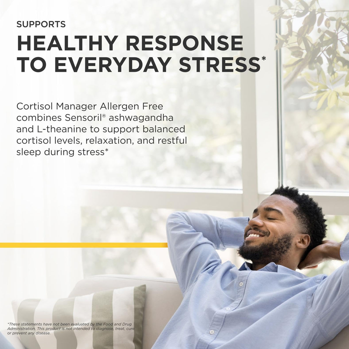 Cortisol Manager, capsules sur fond neutre