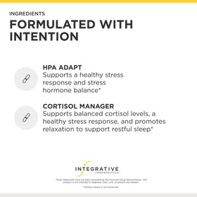 Cortisol Manager et HPA Adapt d'Integrative Therapeutics côté