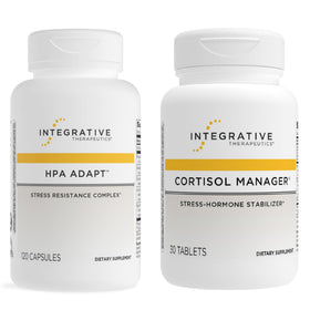 Cortisol Manager et HPA Adapt d'Integrative Therapeutics vue avant