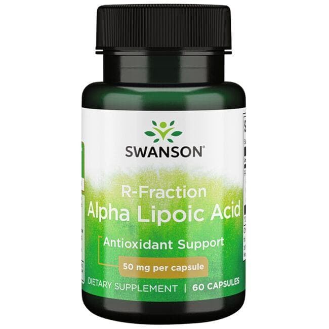 Côté de la boîte de Swanson Acide Alpha Lipoïque R-Fraction