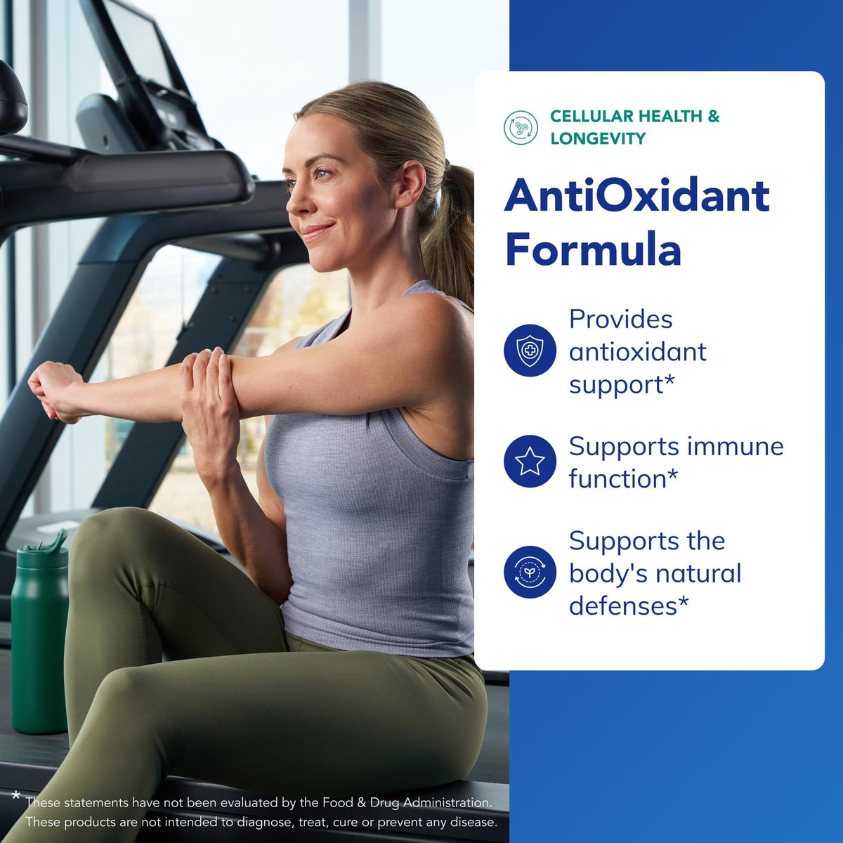 Côtés de l'emballage du Complément Alimentaire Antioxydant Pure Encapsulations