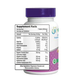 Cotiflex Capsules 850 mg montrant la taille et la forme