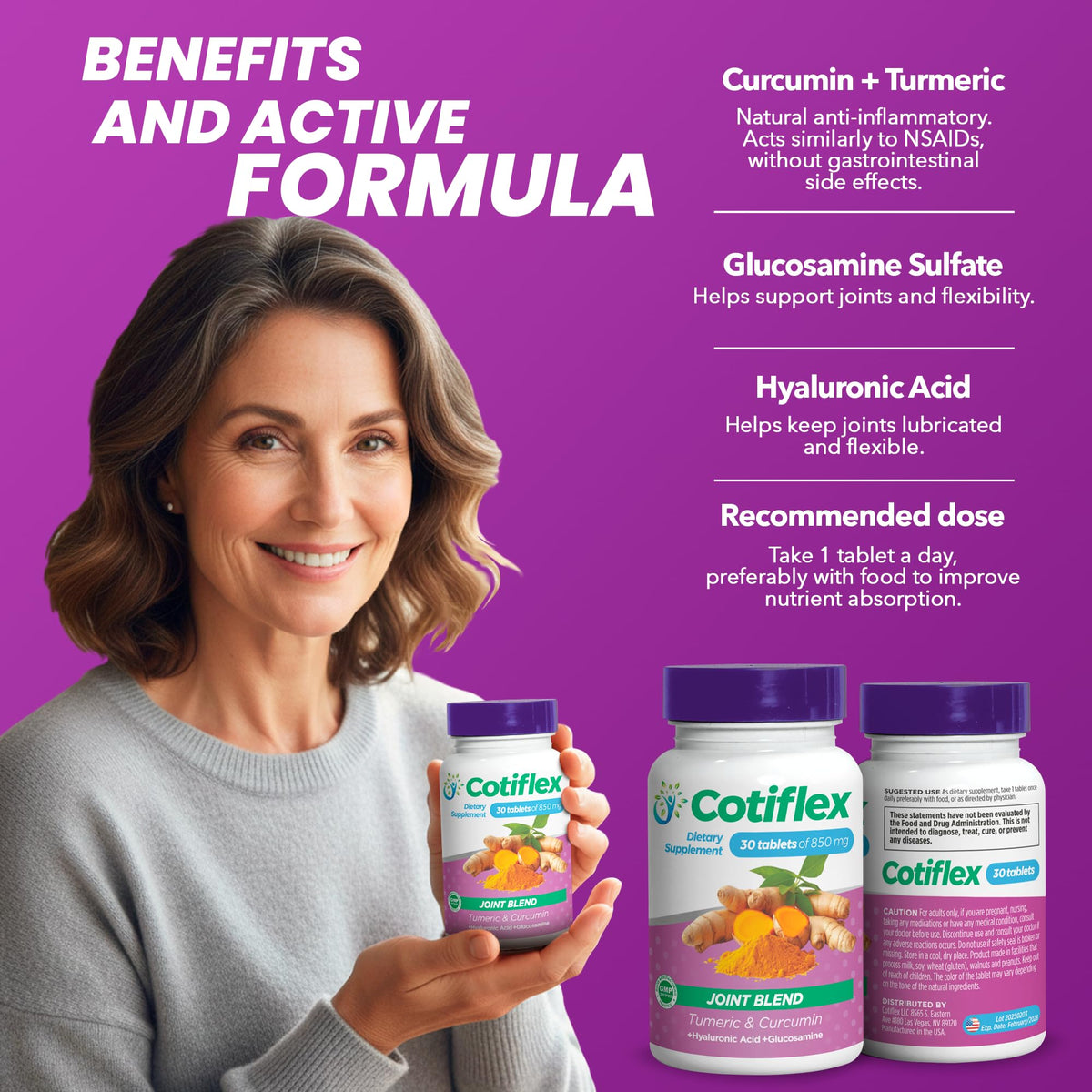 Cotiflex Complément Alimentaire Articulaire 30 Capsules ouvertes
