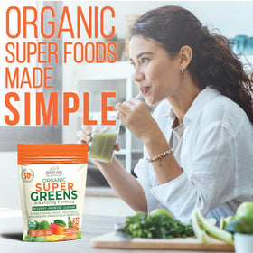 Country Farms Super Greens Ananas-Mangue sachet ouvert