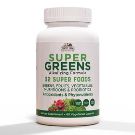 Country Farms Super Greens Vegicaps 60 capsules front view