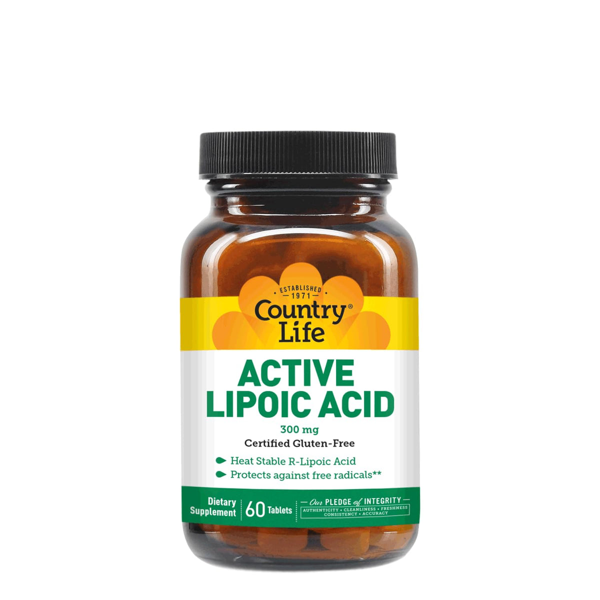 Country Life Acide Lipoïque Actif 300 mg 60 comprimés vue avant