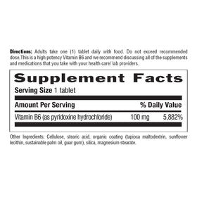 Country Life B6 100 mg comprimés, vue latérale du produit