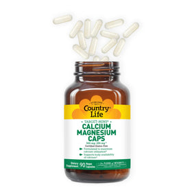 Country Life Complexe Calcium Magnésium 1000mg 500mg arrière