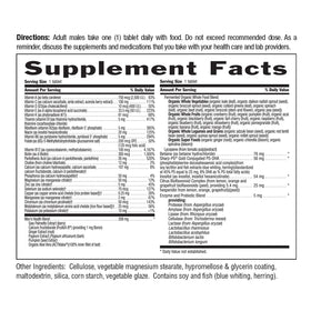 Country Life CORE DAILY-1 Multivitamines pour Hommes 50+ arrière de la boîte