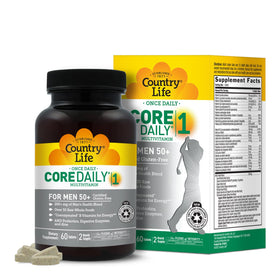 Country Life CORE DAILY-1 Multivitamines pour Hommes 50+ boîte avant
