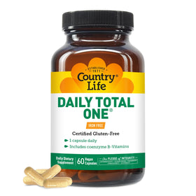 Country Life Daily Total One Multivitamin 60 capsules vegan front view