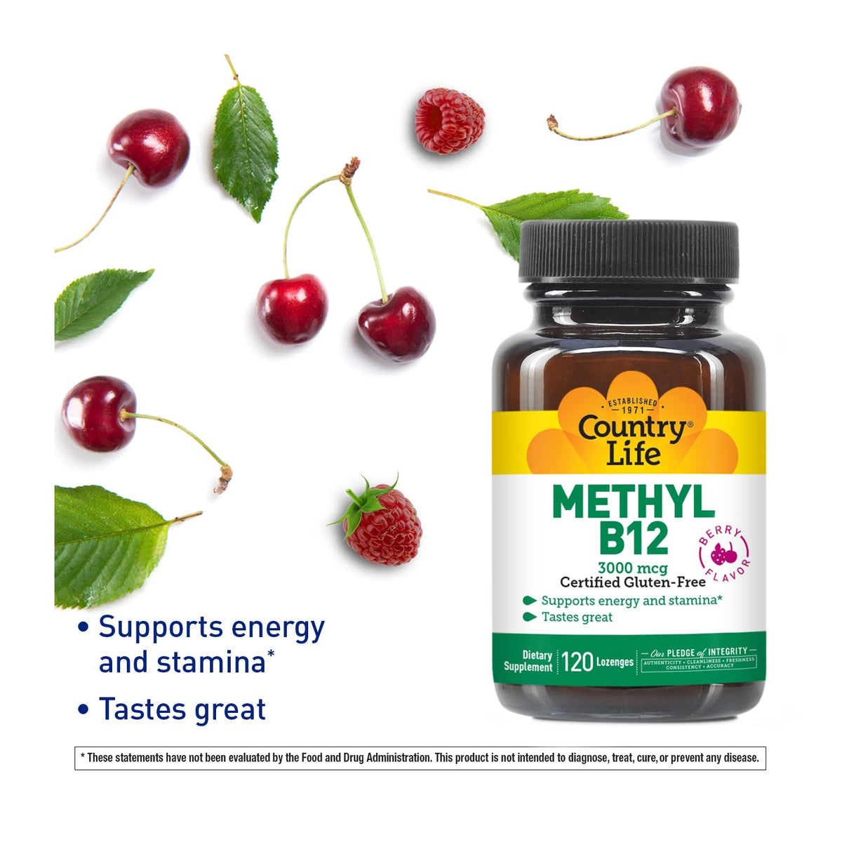 Country Life Lozenges B12 Methylé 3000 mcg lifestyle scene