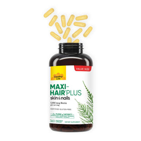 Country Life Maxi-Hair Plus 5000 mcg Biotin 360 capsules côté