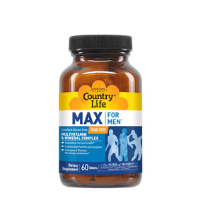 Country Life Multivitamines pour Hommes, vue de côté