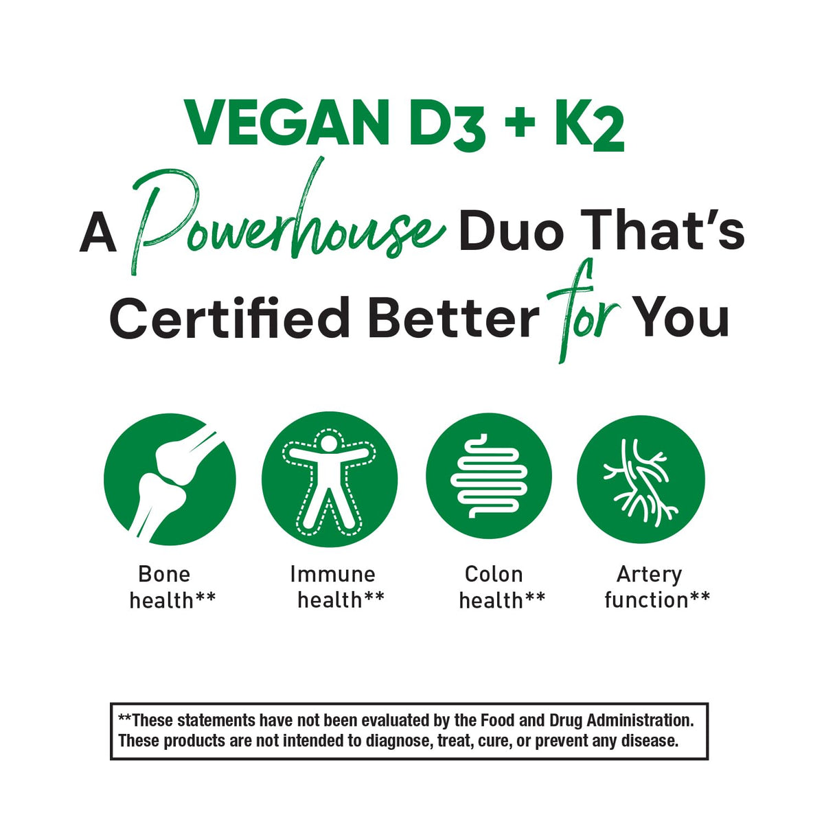 Country Life Vegan D3 + K2 60 capsules en détail