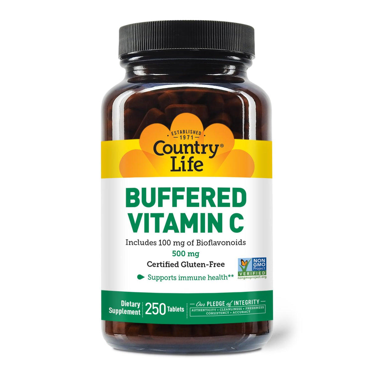 Country Life Vitamine C 500mg comprimés vue avant