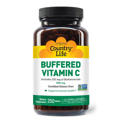 Country Life Vitamine C 500mg comprimés vue avant