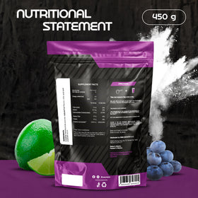 COURA Créatine Monohydrate Citron-Fruits Rouges 450g avec une cuillère doseuse