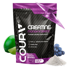 COURA Créatine Monohydrate Citron-Fruits Rouges 450g vue de face