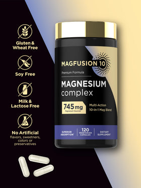 Couverture de la boîte de Magfusion-10 montrant les ingrédients
