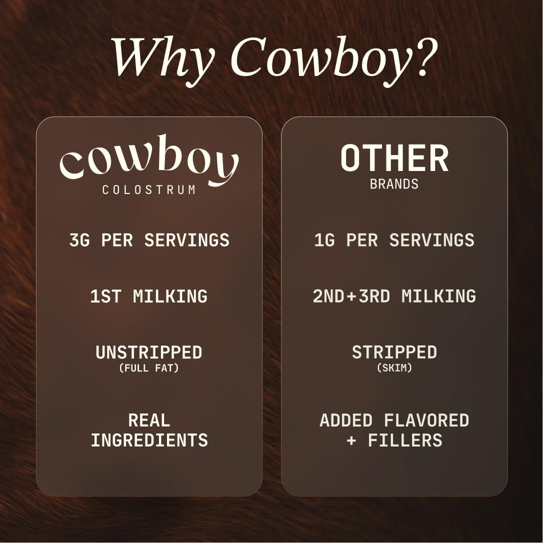 COWBOY COLOSTRUM colostrum bovin en poudre en mélange