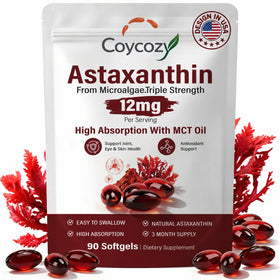 coycozy Astaxanthin 12mg 90 capsules vue avant