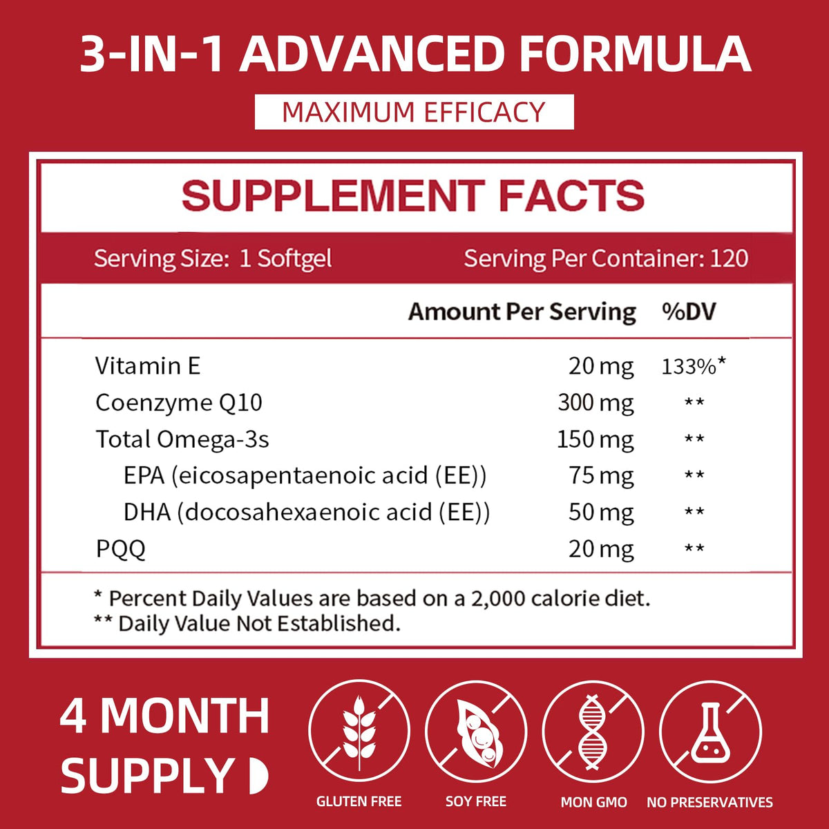 Cozynol CoQ10 300mg gélules softgels emballage