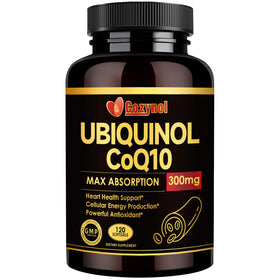 Cozynol Ubiquinol CoQ10 300mg capsules softgels front view