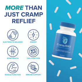 CrampZero Potassium Magnésium 60 Capsules en main