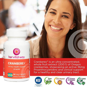 Cranberry d'Oregon utilisé dans le complément Cranberex