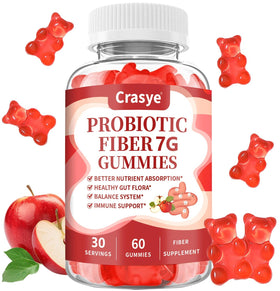 Crasye Gummies de Fibres Prébiotiques 222g, vue de face