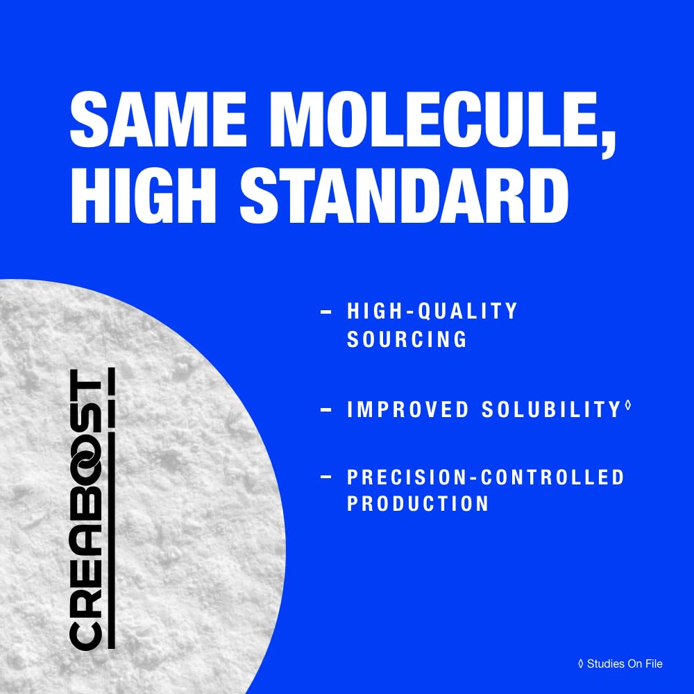 CreaBOOST Poudre de Créatine Monohydrate 399g dans un shaker