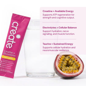Create Créatine + Électrolytes avec des accessoires de fitness