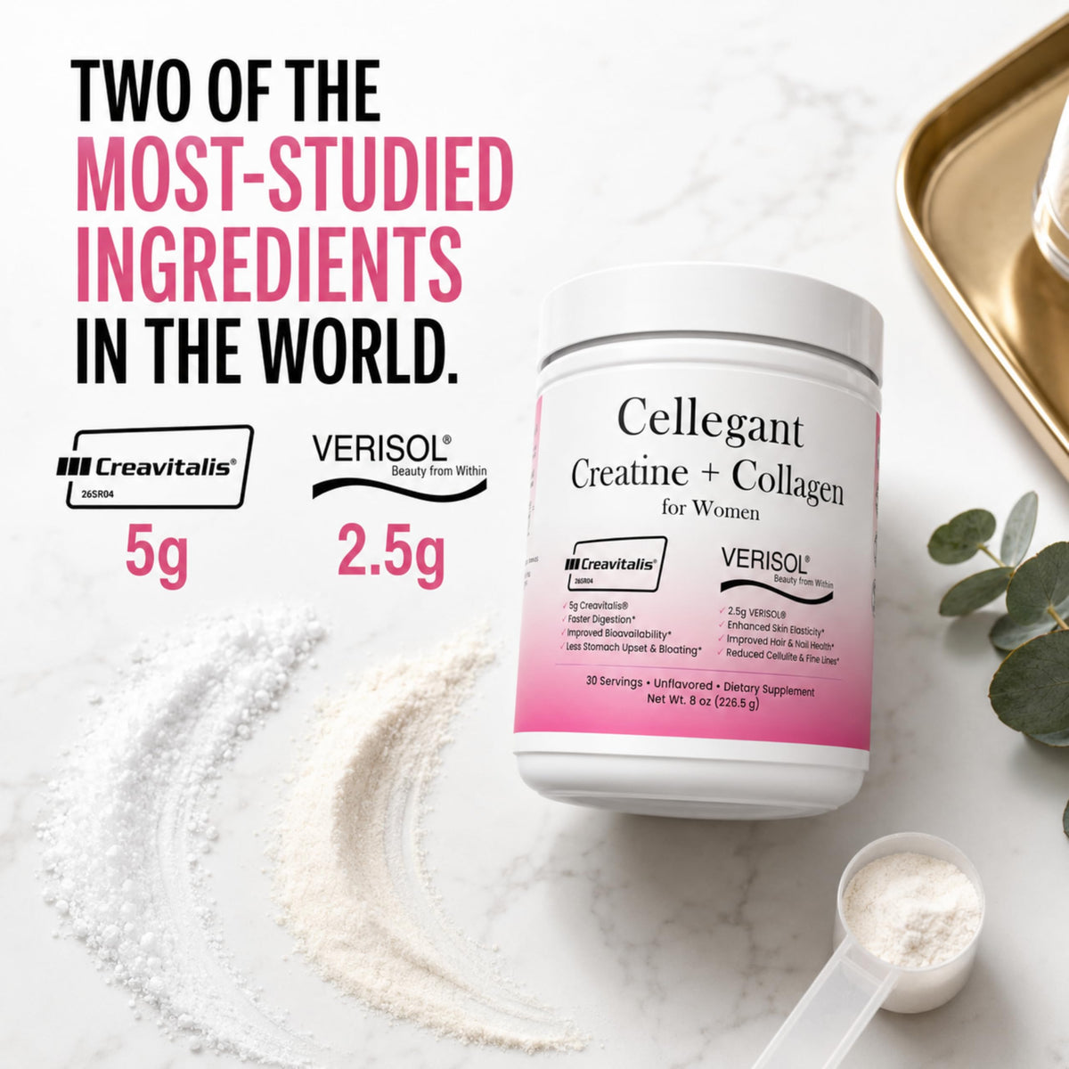 Créatine Cellegant dans un smoothie