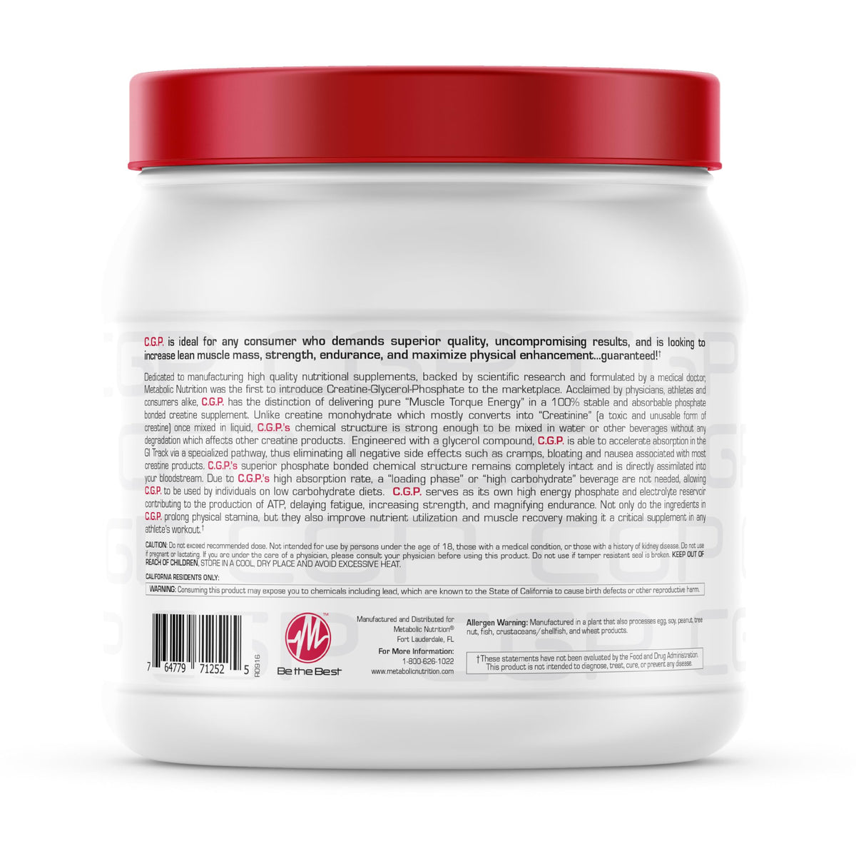 Créatine Glycerol Phosphate a balanced routine Nutrition avec des fruits