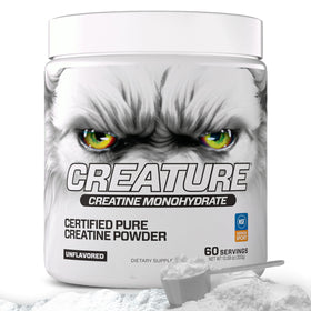 CREATURE Créatine Monohydrate 300G en poudre vue de face