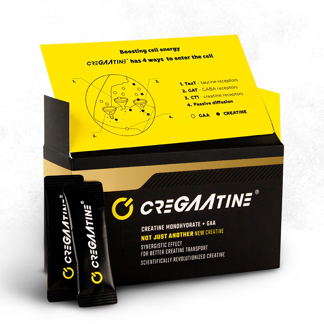 CreGAAtine Créatine Micronisée sachets vue de face