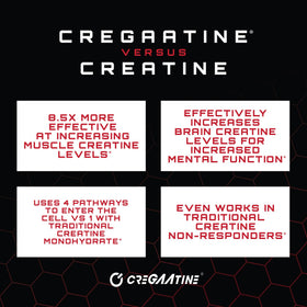 CreGAAtine d' poudre dans un verre avec une cuillère