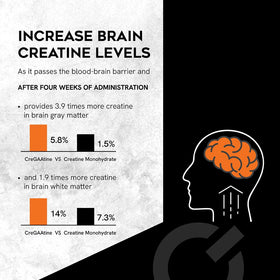 CreGAAtine sachets de créatine micronisée, orange, contenu des sachets
