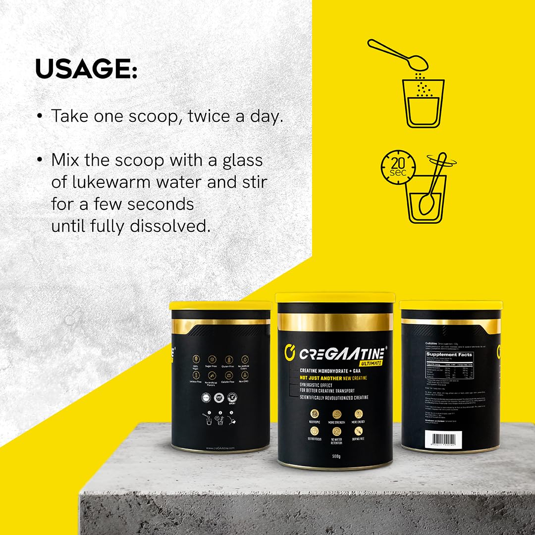 CreGAAtine Ultimate 500g dans un environnement sportif