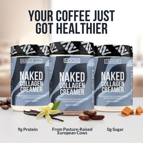 Crème à café Mocha NAKED vue arrière avec informations nutritionnelles