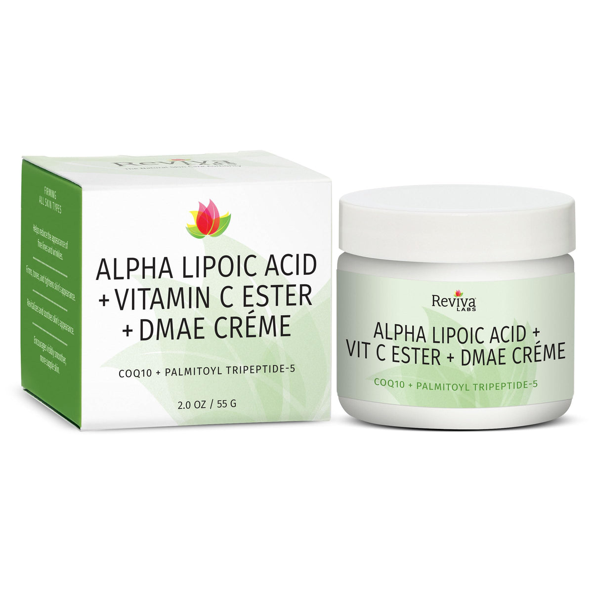 Crème à l'acide alpha-lipoïque Reviva Labs 2 oz, vue avant