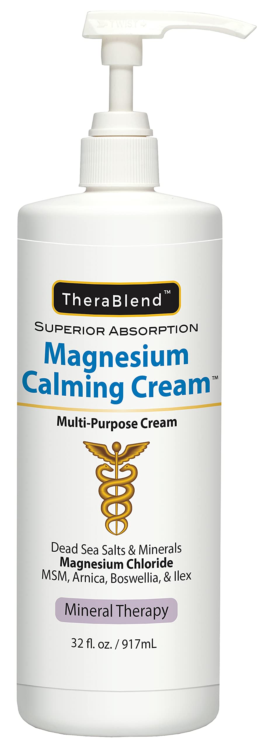 Crème Apaisante au Magnésium CryoDerm 32 oz vue avant